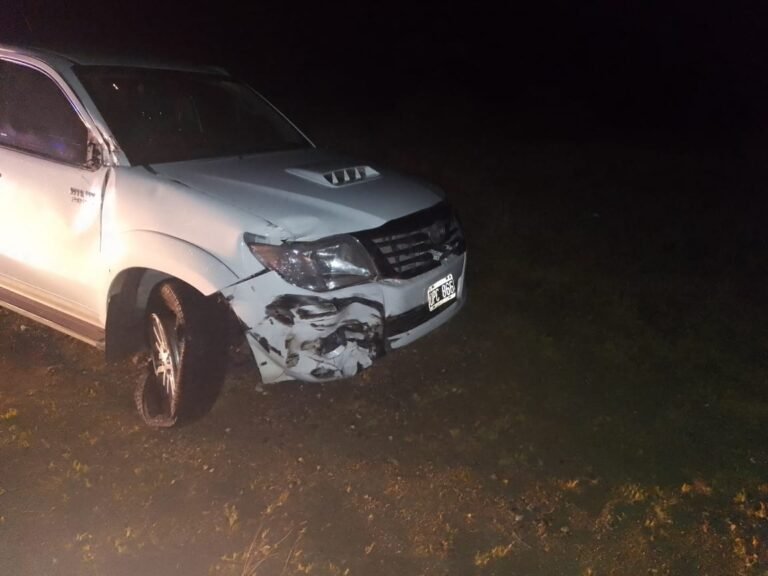 Viajaba junto a su familia por Ruta 3 y chocó contra un camión 