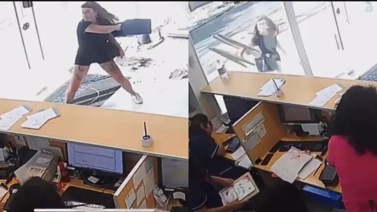 Una paciente destrozó la recepción de una clínica por un problema con el pago de un estudio