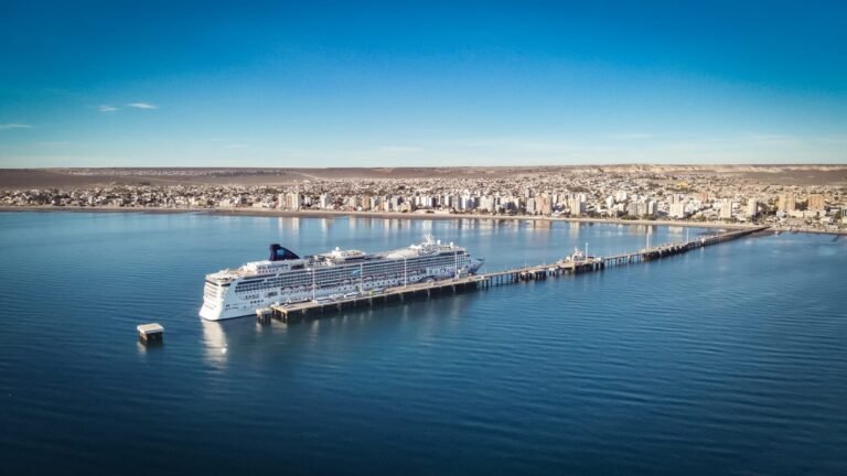 El Norwegian Star arribó a Puerto Madryn en su quinta visita de la temporada