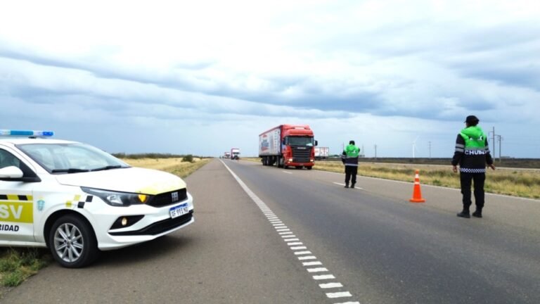 Siguen combatiendo el fuego entre Trelew y Madryn
