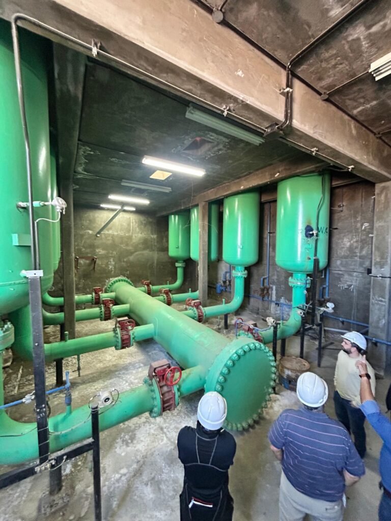 Funcionarios de Infraestructura recorrieron instalaciones del Acueducto de Comodoro Rivadavia
