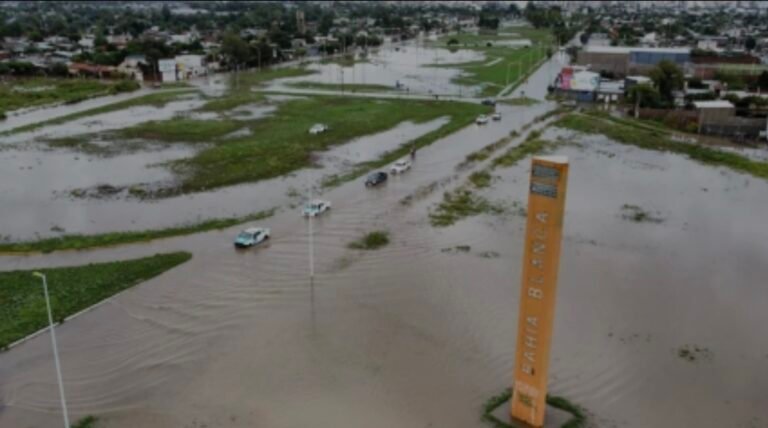 Temporal en Bahía Blanca: el número de muertos asciende a 16 y más de 1450 evacuados