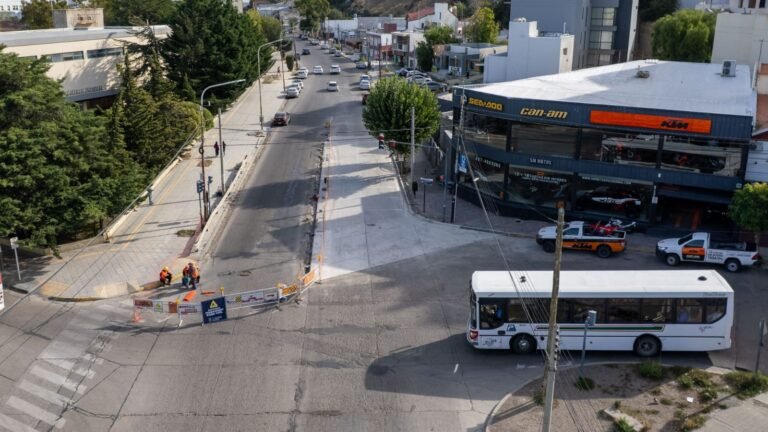 Se habilitó la media calzada en Av. Yrigoyen y Belgrano