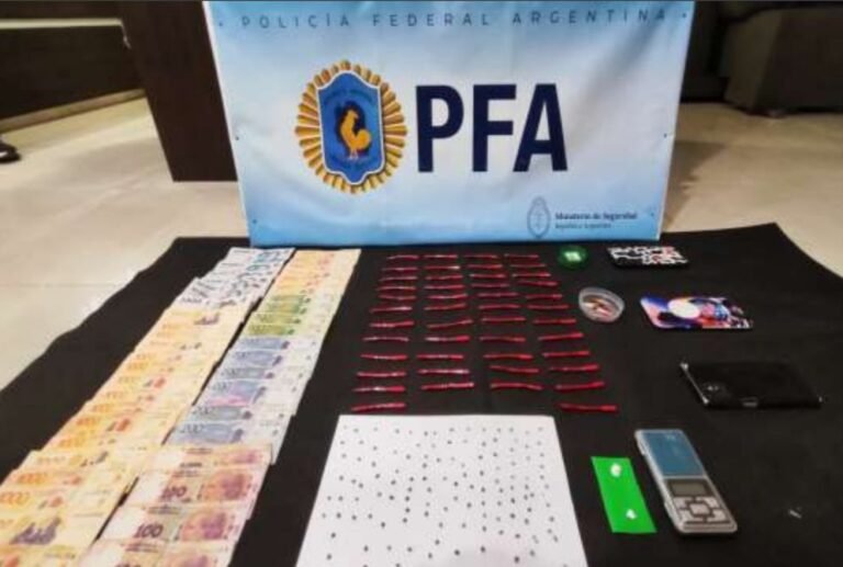 La PFA detuvo a un hombre y desarticulo un punto de venta de drogas