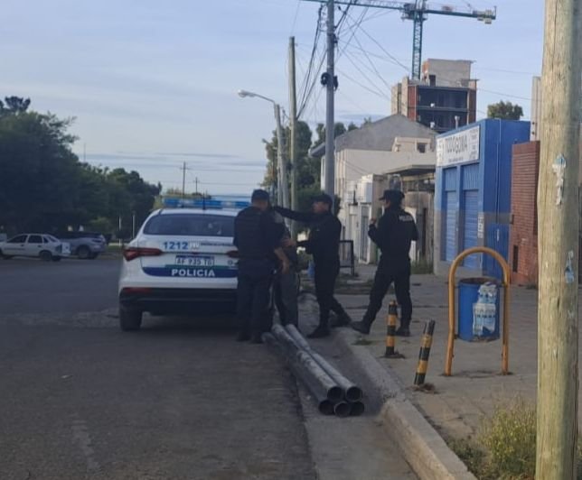 Redujeron a un sujeto por el robo en una obra de construcción