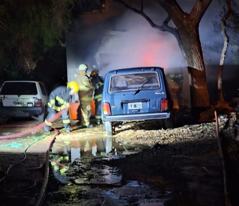 Dejó encendidas las brasas del asado y provocó un incendio en el garage