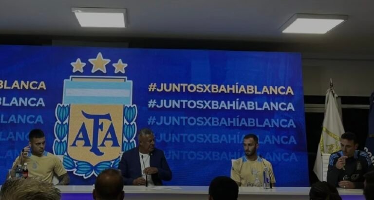 La selección jugará un partido a beneficio de Bahía Blanca en medio de la fecha FIFA