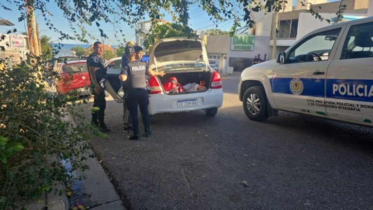 Dos hombres robaron en una vivienda e intentaron escapar en taxi