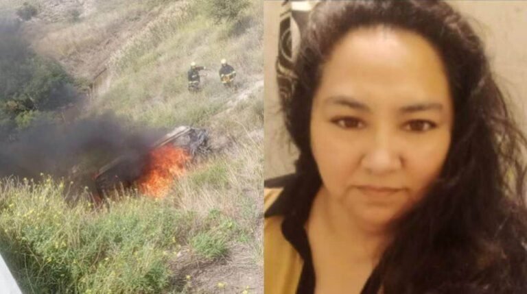 Iba a tirar las cenizas de su marido y murió junto a su hija en un accidente