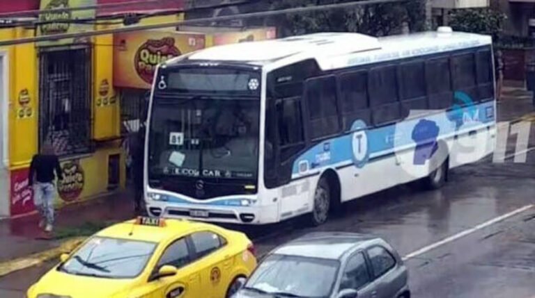 Se subió a un colectivo, no quiso pagar y le pegó una trompada al chofer