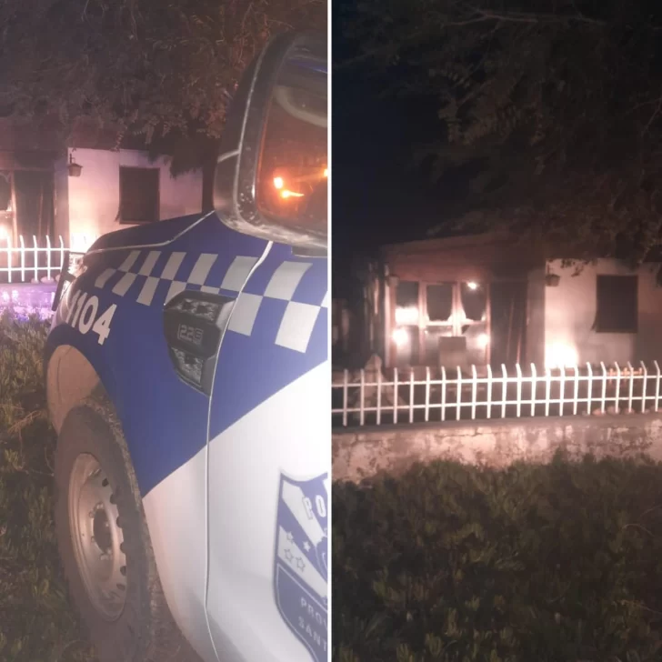 Un incendio en una casa dejó pérdidas totales y la muerte de una mascota