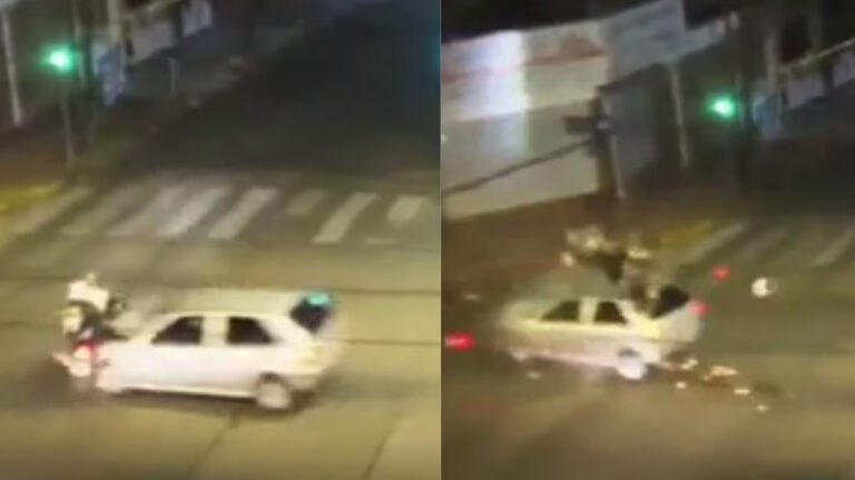 Un joven manejaba borracho y atropelló a una familia: lo entregó el padre