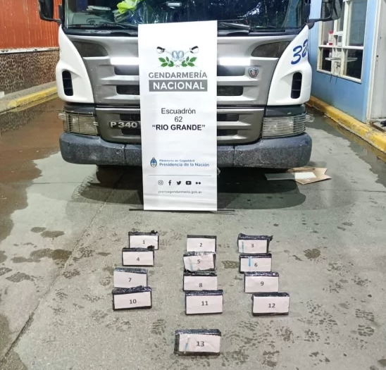 Preventiva para el camionero que viajaba con más de 10 kilos de cocaína
