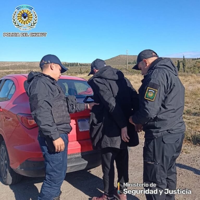 Lo identificaron en Ruta 3, tenía pedido de captura en Santa Cruz