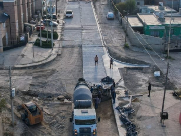 Continúan las mejoras en infraestructura urbana en el barrio Juan XXIII