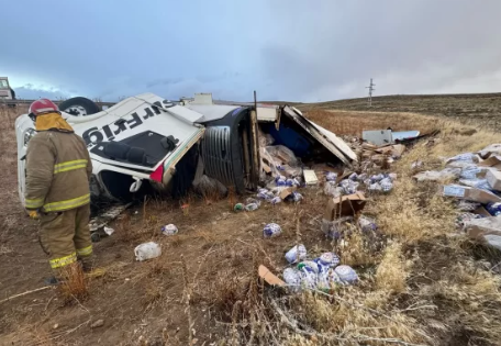 Un camionero perdió la vida en un fuerte vuelco en Ruta 40
