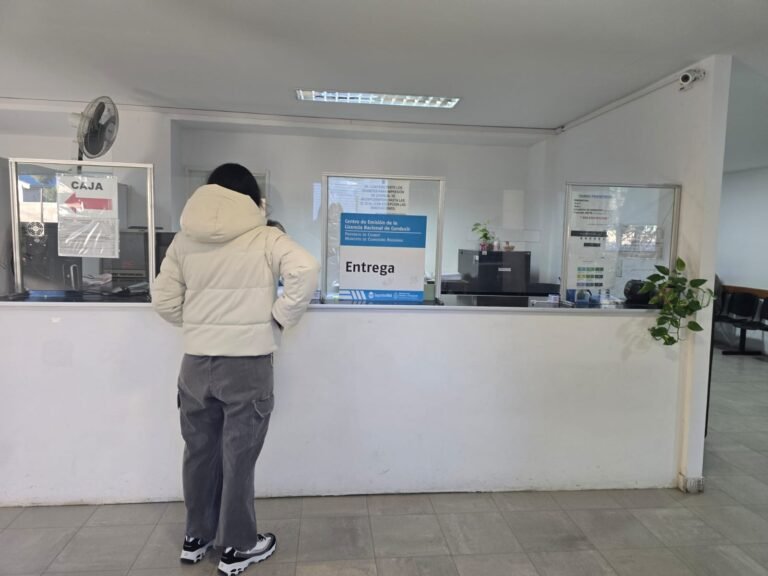 En Comodoro la renovación del carnet de conducir de manera digital es sólo para profesionales