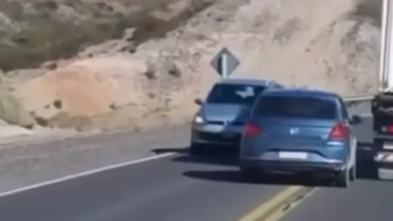 Casi una tragedia por un imprudente sobrepaso