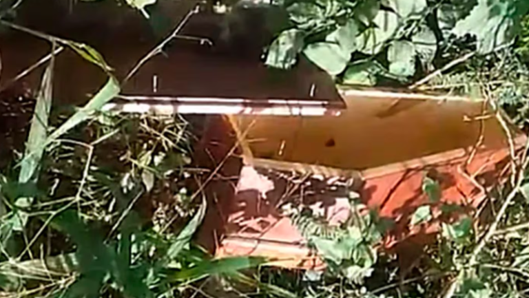 Aterrador hallazgo: abandonaron un ataúd de bebé cerca de una escuela y buscan a los responsables