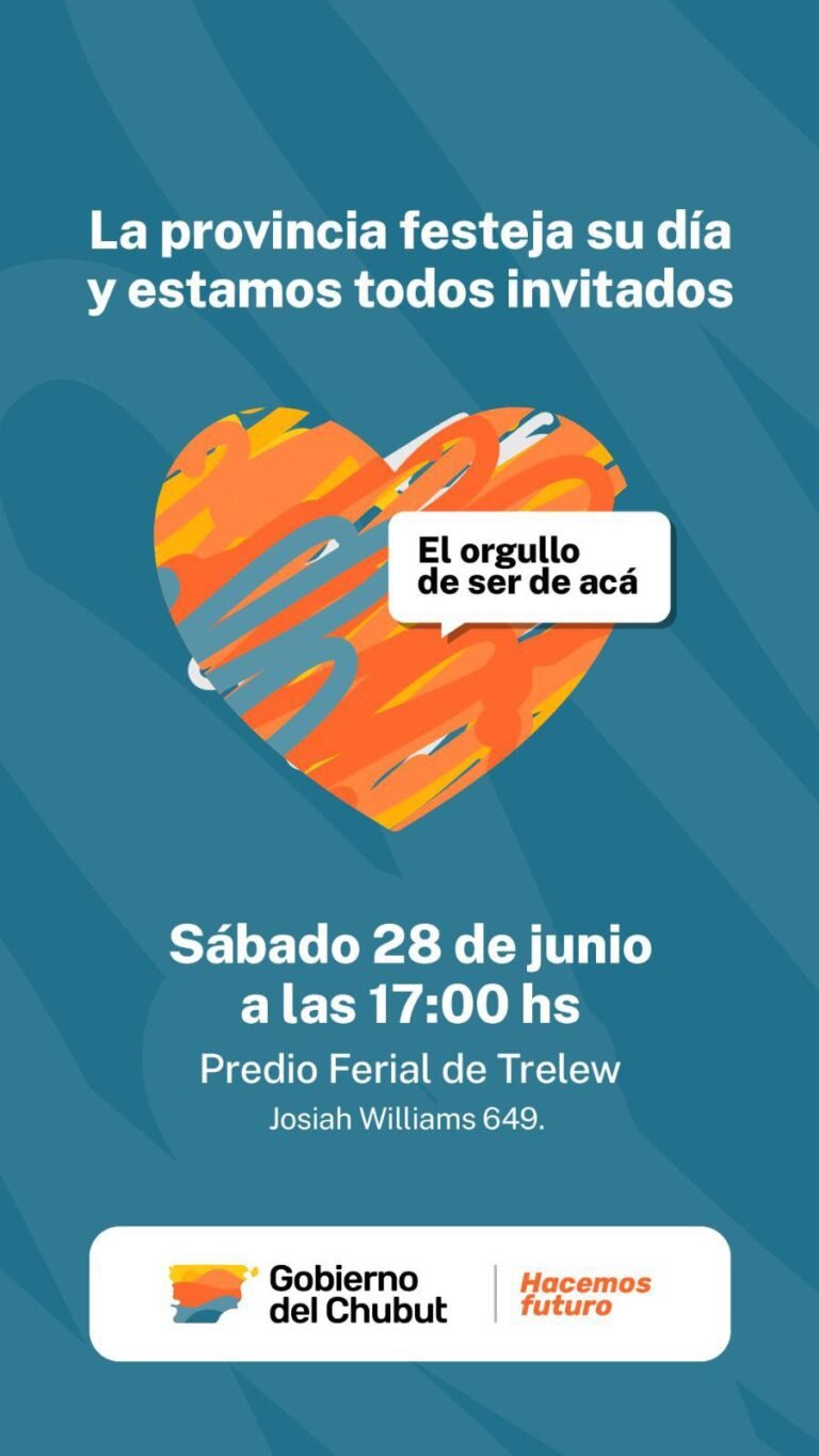 Torres encabezará la conmemoración de los 70 años de la Provincia del Chubut