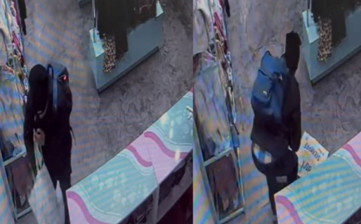 Se hizo pasar por cliente y escapó con prendas en la mochila