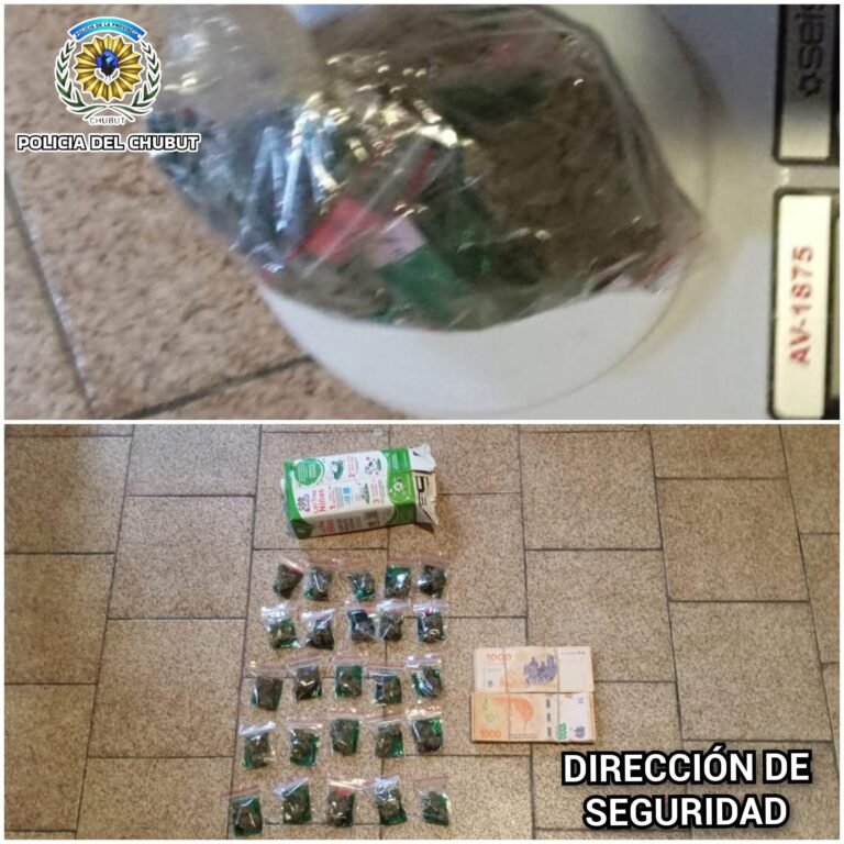 Atraparon a un menor con 40 gramos de marihuana y dinero en efectivo
