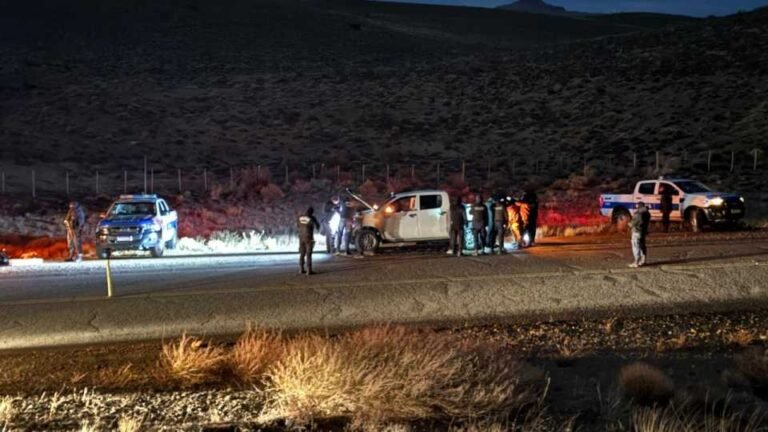 Fueron detenidos circulando con una camioneta robada