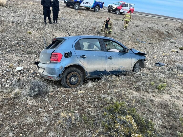 Fatal accidente en Ruta N° 3: un hombre perdió la vida tras volcar con su auto