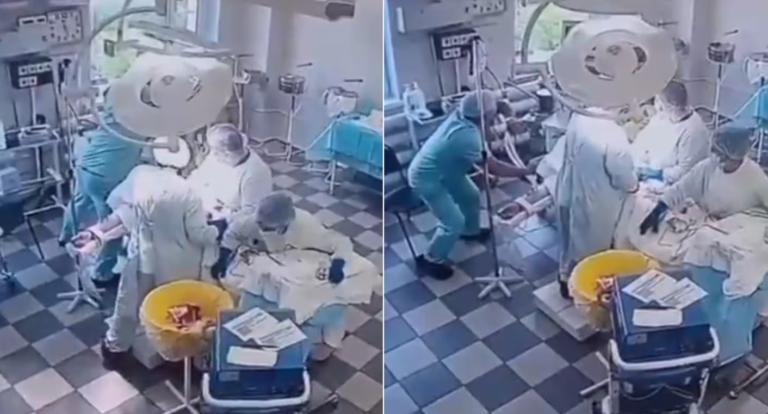 Video: médicos siguieron operando durante el terremoto de 8,8 en Rusia y salvaron al paciente