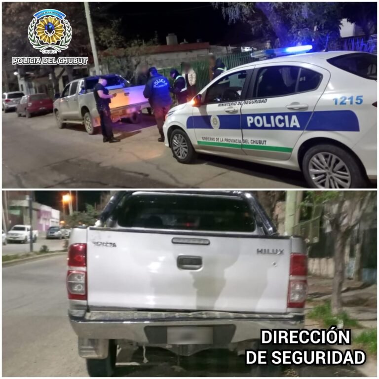 Conducía sin documentación y descubrieron que la camioneta tenía pedido de secuestro vigente