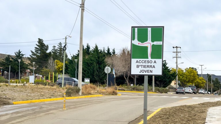 Mejoran el ingreso vial al barrio Tierra Joven para mayor seguridad y fluidez