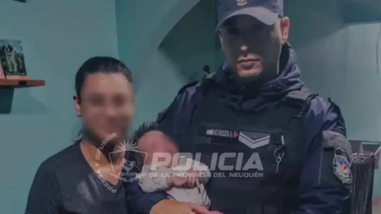 Heroico rescate: un policía salvó a una beba de dos semanas de morirse ahogada