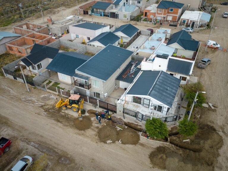 Avanza la obra de gas del barrio Presidente Ortiz y la ampliación cloacal de Laprida