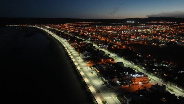 Renovaron más de 200 luminarias con tecnología LED en Rada Tilly