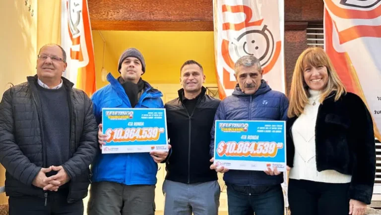 Increíble: dos vecinos ganaron $10 millones el mismo día con el Telebingo Chubutense