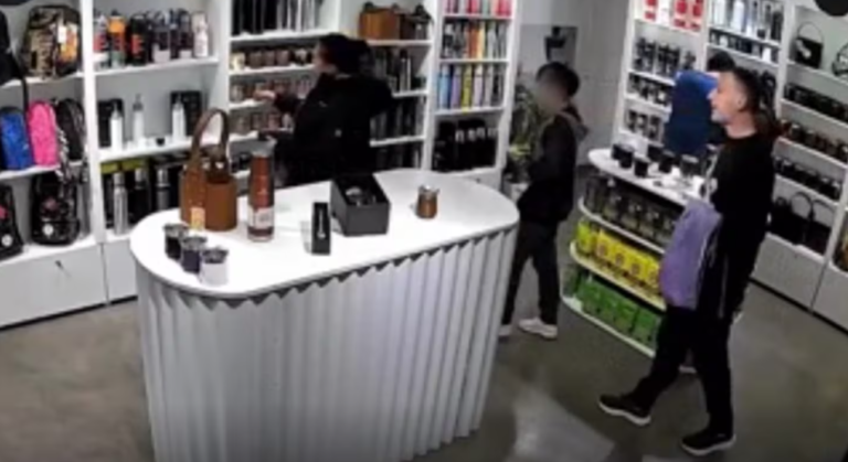 Simularon ser clientes, usaron a un nene como distracción y robaron un local