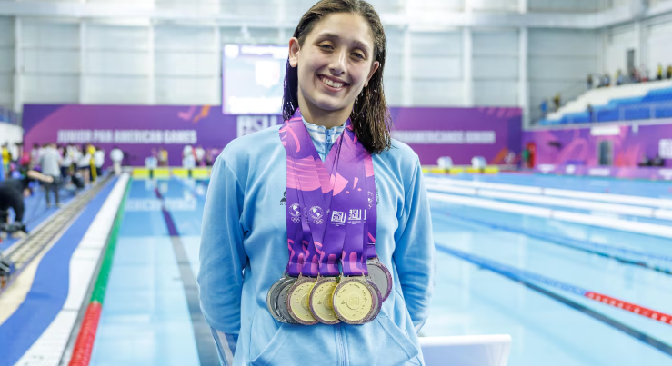 Quién es Agostina Hein, la joven de 17 años que hizo historia en la natación argentina
