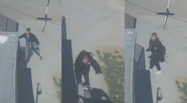 Una joven volvía del colegio cuando un delincuente le robó el celular, lo corrió y logró recuperarlo