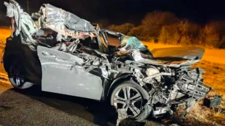 Un abuelo y su nieto murieron tras chocar en la ruta cuando volvían de ver a River