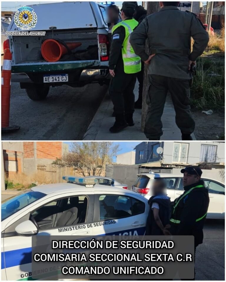 Robaron bananas y melones de un mayorista, pero la fuga duró poco