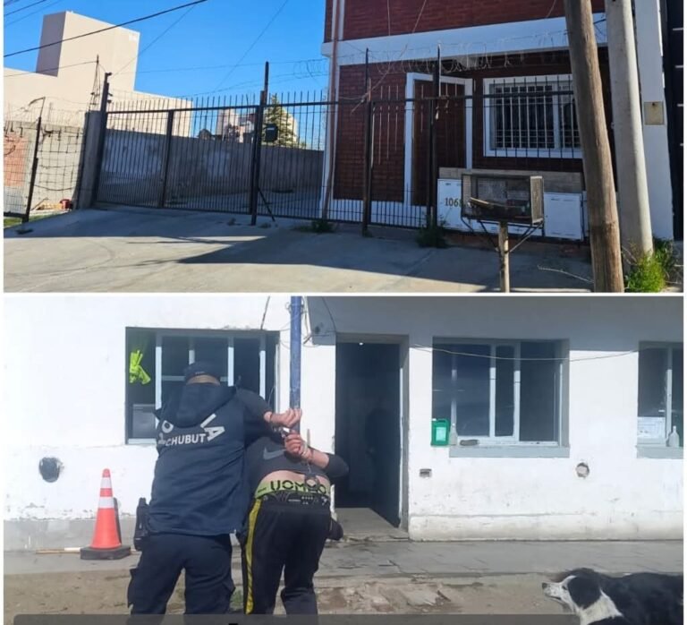 Saltó un paredón para ingresar a una vivienda y fue atrapado por dos policías