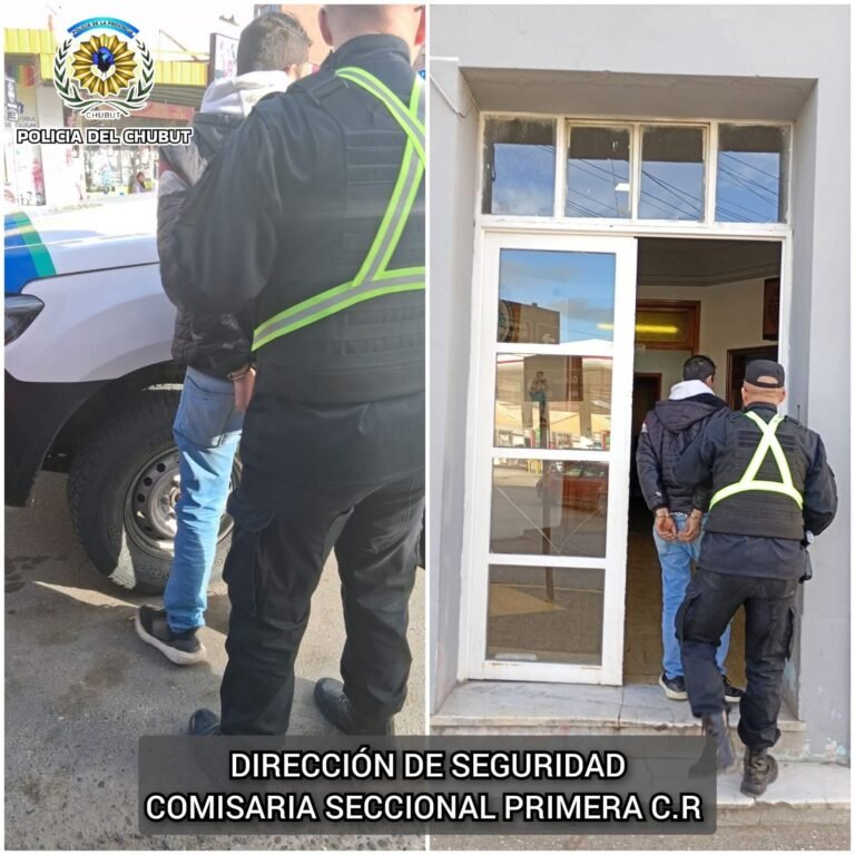 Era buscado por la Justicia de Madryn y lo detuvieron en el Centro de Comodoro