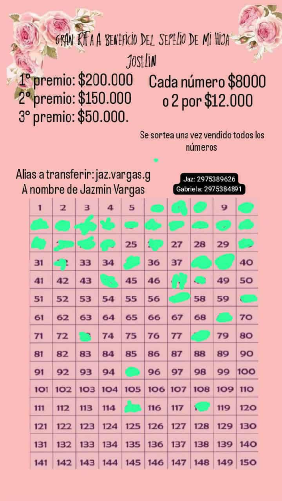 Una madre realiza una rifa para saldar la deuda del sepelio de su hija de 16 años