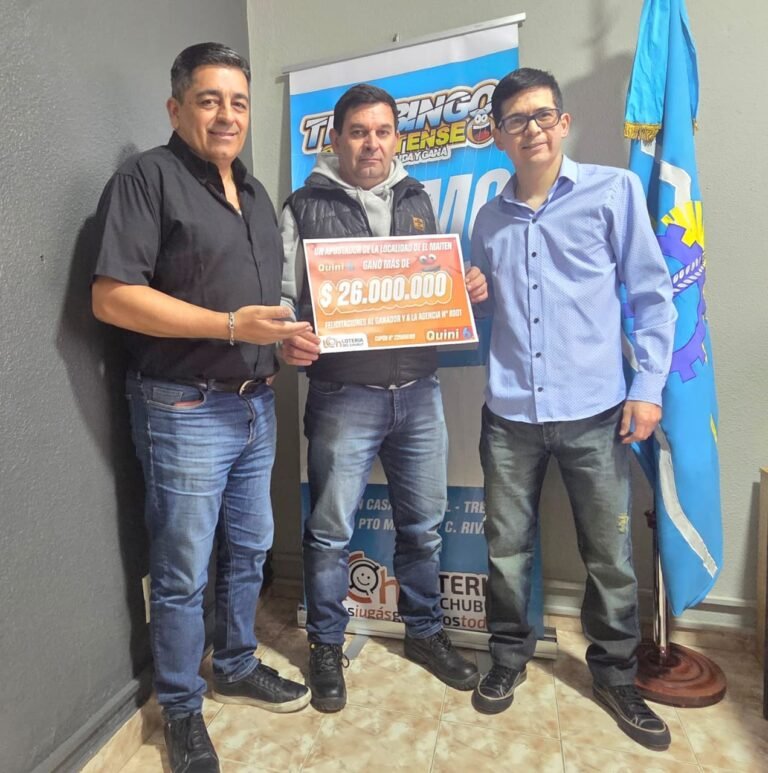 Entregan un premio de 26 millones de pesos a trabajador de “La Trochita”