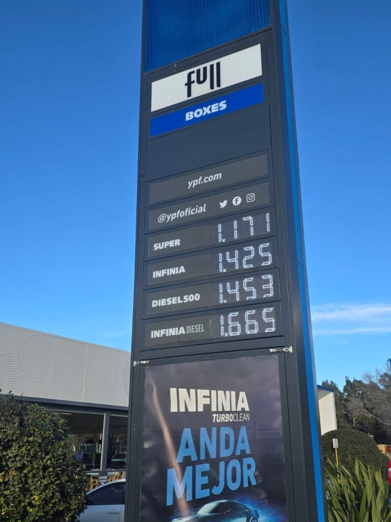 La nafta sigue subiendo: la Súper superó los $1100 al inicio de septiembre