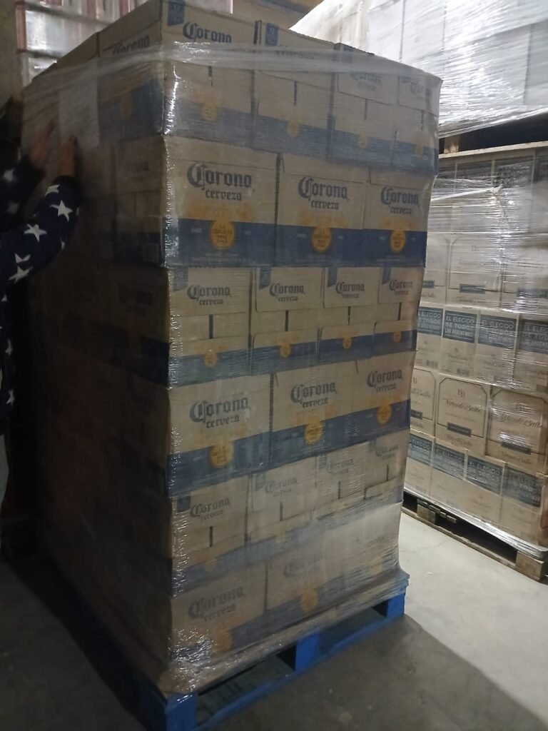 Más de 400 packs de bebidas fueron decomisados porque no habían sido declarados