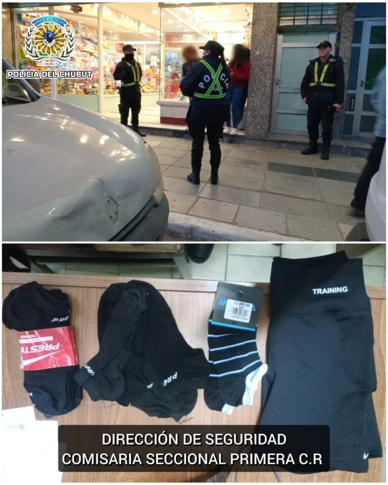 Tres menores de 14 y 15 años fueron demoradas tras robar en locales céntricos