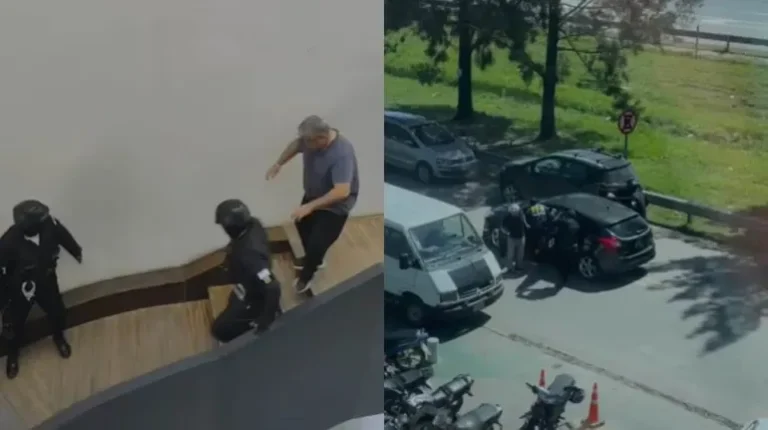 Insólito: ladrones disfrazados de policías asaltaron una financiera y escaparon a los tiros