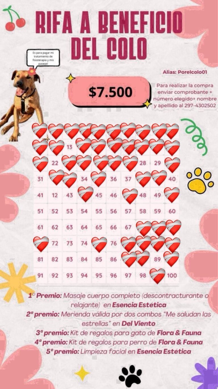 Continúa la rifa para pagar las sesiones de fisioterapia de “El Colo”: “Seguimos necesitando ayuda”