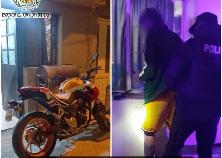 Intentó robar una moto y fue reducido por los vecinos